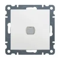 Світлорегулятор натискний з підсвічуванням WL4030 Lumina-2, білий, Hager