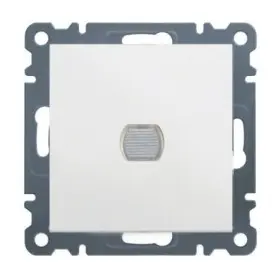 Світлорегулятор натискний з підсвічуванням WL4030 Lumina-2, білий, Hager