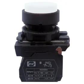 Кнопка Promfactor FP5-AL11 1NO белая (FP5-AL11)