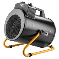 Тепловая пушка Neo Tools 5кВт 380В IPX4 366м³/ч с регулировкой нержавеющая сталь (90-069)