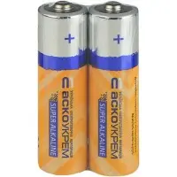 Батарейка щелочная Аско-Укрем AА.LR6.SP2 (вакуум 2шт)