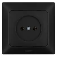 Розетка NE-AD ARAS 93-124-02 чорна