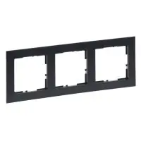 Рамка 3-постова Legrand SUNO (графіт) 721553 Рамка 3-постова Legrand SUNO (графіт) 721553