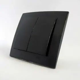 Выключатель Nilson Touran черный 2кл ( 24221003 )