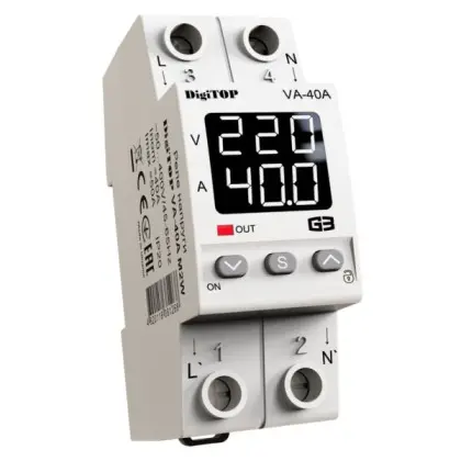 Реле напряжения DigiTOP VA-40A M2W