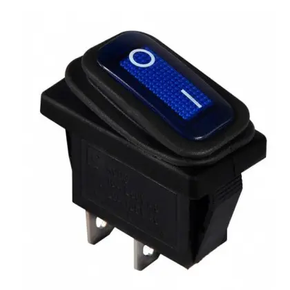 Перемикач TNSy KCD3-101WN BL/B з підсвічуванням IP54 синій (TNSy5500845) Перемикач TNSy KCD3-101WN BL/B з підсвічуванням IP54 синій (TNSy5500845)