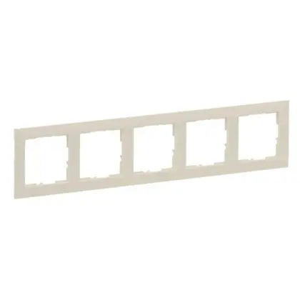 Рамка 5-постовая Legrand SUNO (слоновая кость) 721585 Рамка 5-постовая Legrand SUNO (слоновая кость) 721585