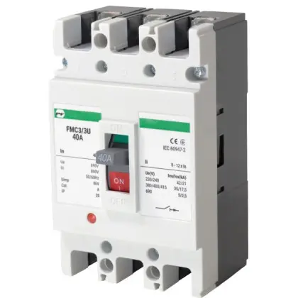 Корпусний автоматичний вимикач Promfactor FMC3/3U 3P 40A 50кА 8-12In (FMC33U0040) Корпусний автоматичний вимикач Promfactor FMC3/3U 3P 40A 50кА 8-12In (FMC33U0040)