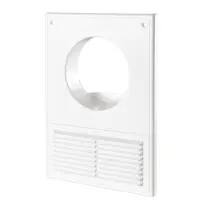 Грати Vents МВ 100 Кс АБС біла