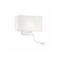Бра, настенный светильник Ideal Lux Hotel ap2 all white 215693