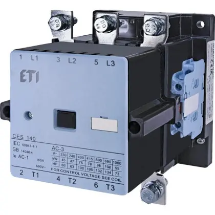 Контактор ETI 004646568 CES 140.22 (75 kW) 230V AC Контактор ETI 004646568 CES 140.22 (75 kW) 230V AC