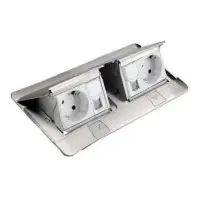 Лючок із висувним блоком Legrand 54012 6М (алюміній)