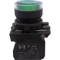Кнопка Promfactor FP5-AW3361230 1NO зеленая (FP5-AW3361230)