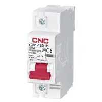 Автоматичний вимикач CNC YCB1-125 1Р 100А 6кА C (Б00032986)