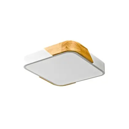 Потолочный светильник Italux PLF-13187-WH-WO Santer LED 1x24W 3000K 2400Lm IP20 белый