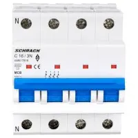 Автоматичний вимикач Schrack AM617816 6кА 16А 3P+N C