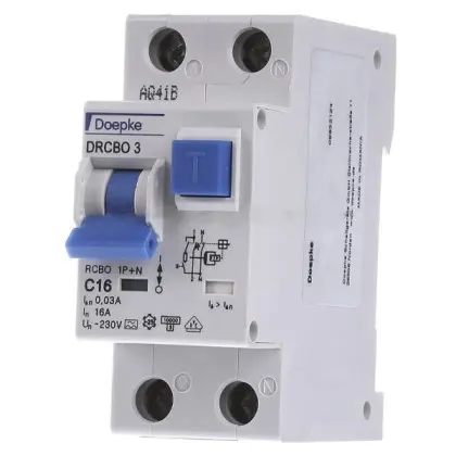 Дифавтомат Doepke DRCBO 20А (1+N) C