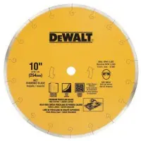Алмазный диск DeWALT DT3734 254х1.6х25,4мм для мокрого реза Алмазный диск DeWALT DT3734 254х1.6х25,4мм для мокрого реза
