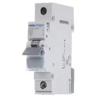 Автоматичний вимикач Hager MBN163 6кА B 63A 1P