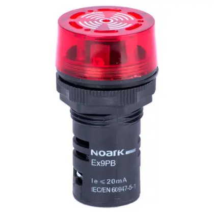 Зуммер NOARK Ex9PB I r 24В AC/DC красный (105695)