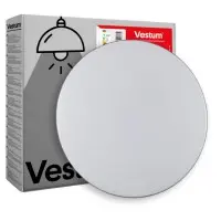 Стельовий світильник Vestum STARLIGHT зоряне небо 20Вт 325x55мм 4000К срібло Стельовий світильник Vestum STARLIGHT зоряне небо 20Вт 325x55мм 4000К срібло