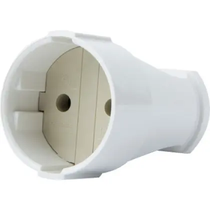 Штепсельне гніздо E.Next e.socket.001.10.white 10А без заземлення біла (p017001) Штепсельне гніздо E.Next e.socket.001.10.white 10А без заземлення біла (p017001)