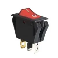 Переключатель TNSy KCD3-2-101NV R/B с подсветкой красный (TNSy5500856)