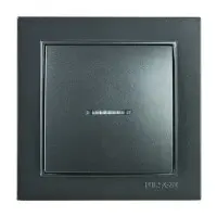 Выключатель Nilson Thor антрацит 1кл с подсветкой ( 27161002 )