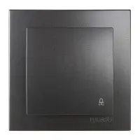 Выключатель Nilson Touran антрацит кнопка ( 24161012 )