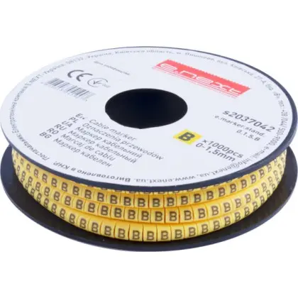 Кабельный маркер E.Next e.marker.stand.0.1.5.B 0-1,5 кв.мм B 1000шт (s2037042)