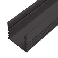 LED-профиль накладной анодированный, 2 метра (ЛП12еЧ_1)