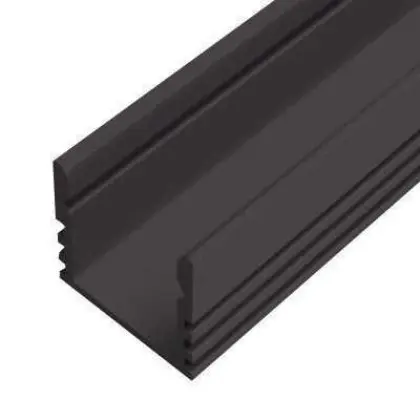 LED-профиль накладной анодированный, 2 метра (ЛП12еЧ_1)