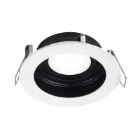 Світильник точковий Violux AMSTERDAM-R GU10 IP20 біло-чорний ( 130201 )