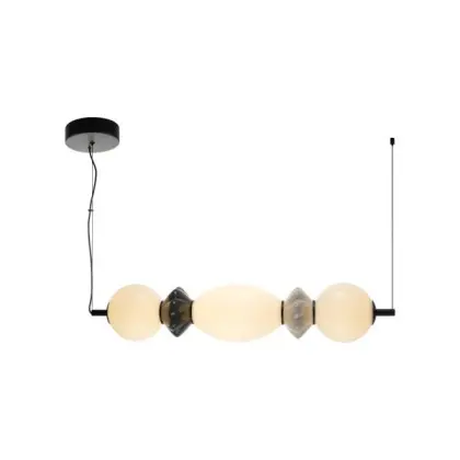 Подвесной светильник, люстра Italux PND-94921-3A-BK Balos LED 1x14W 3000K 1600Lm IP20 черный Подвесной светильник, люстра Italux PND-94921-3A-BK Balos LED 1x14W 3000K 1600Lm IP20 черный