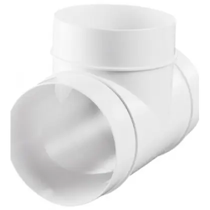 Тройник Vents D125 для круглых воздуховодов Тройник Vents D125 для круглых воздуховодов