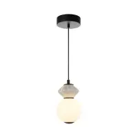 Підвісний світильник, люстра Italux PND-94921-1A-BK Balos LED 1x5W 3000K 550Lm IP20 чорний