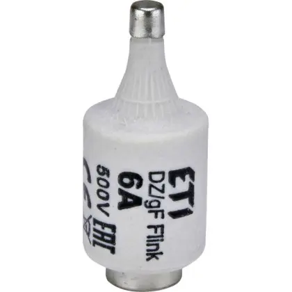 Запобіжник ETI 002312103 D II DZ 6A/500V