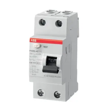 УЗО ABB FH202 AC-40/0,03, 40 А, 30 мА, AC УЗО ABB FH202 AC-40/0,03, 40 А, 30 мА, AC