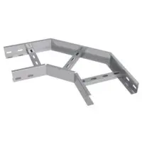 Горизонтальний кут лотка драбинного типу METAKSAN MF90 130 12 PG 90° 300х100мм 1,2мм