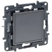 Заглушка Legrand Niloe Step сталь (863400)