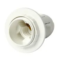 Патрон E.Next s9100006 Е14 с гайкой белый