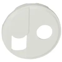 Накладка RJ-45 та TV розетки Legrand Celiane (068239) тип F (білий) Накладка RJ-45 та TV розетки Legrand Celiane (068239) тип F (білий)