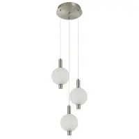 Підвісний світильник, люстра Italux PND-83631-3-SC-WH Lenti LED 3x18W 3000K 1507Lm IP20 сірий Підвісний світильник, люстра Italux PND-83631-3-SC-WH Lenti LED 3x18W 3000K 1507Lm IP20 сірий