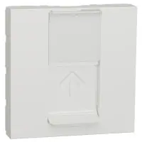 Накладка для розетки RJ45 Schneider Electric NU941118 2М (біла) Накладка для розетки RJ45 Schneider Electric NU941118 2М (біла)