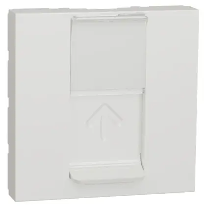 Накладка для RJ45 розетки Schneider Electric NU941118 2М (белая)