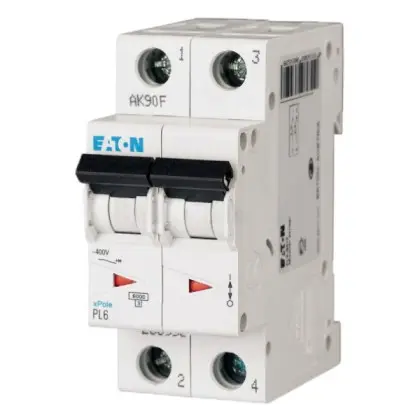 Автоматичний вимикач Eaton Moeller PL6-C2/2 Автоматичний вимикач Eaton Moeller PL6-C2/2