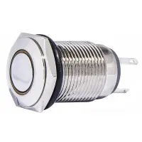 Кнопка Аско-Укрем TYJ 16-261 1NO+1NC 220В з підсвічуванням жовта (A0140010094)