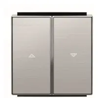 Подвійна клавіша жалюзі ABB Sky 2CLA854400A1401 8544 AI (сталь)