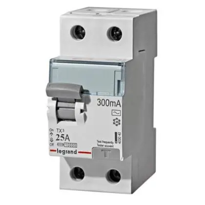 УЗО Legrand (403038) TX3 1Р+N 25A 300мА AC УЗО Legrand (403038) TX3 1Р+N 25A 300мА AC