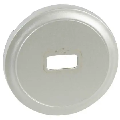 Накладка USB розетки Legrand Celiane (068553) (титан)